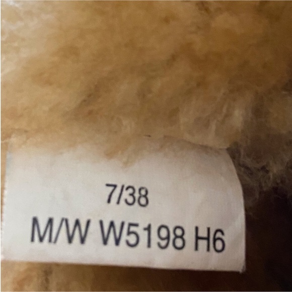 Børn Shearling Lined Leather Lace Up Boots Womens Size 7 Brown Cozy Boho - Picture 11 of 14